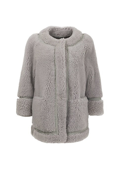 Cozy Curly Shearling Jacket