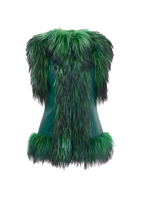 Chic Goat Trim Vest