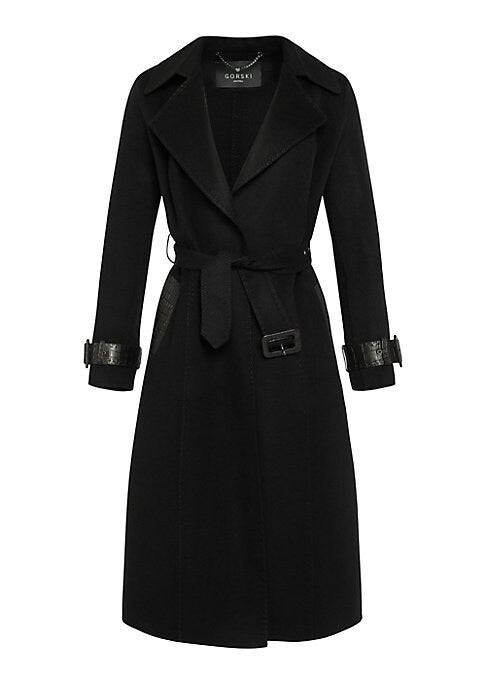 Luxurious Wool Blend Trench