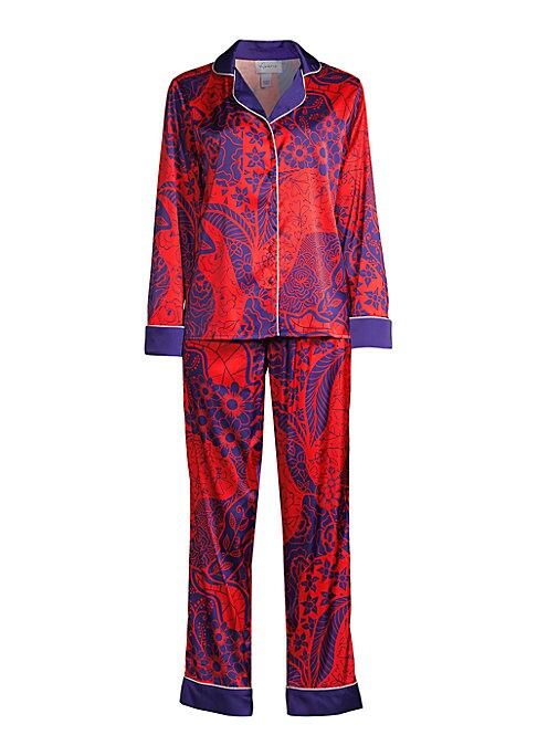 Satin Floral Sleep Set