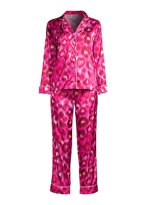 Leopard Satin Lounge Set