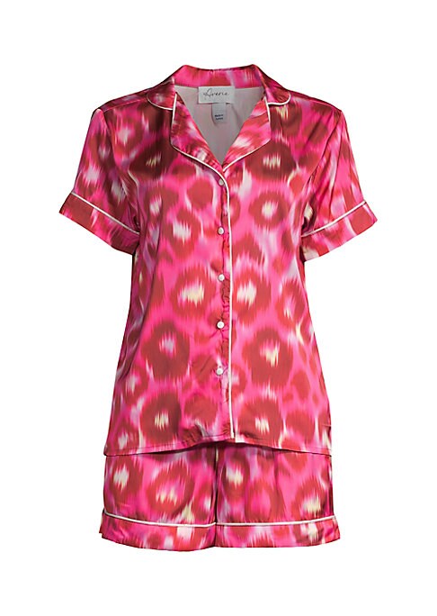 Leopard Satin Sleep Set