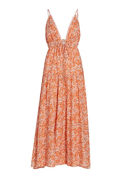 Chic V-Neck Maxi Dress