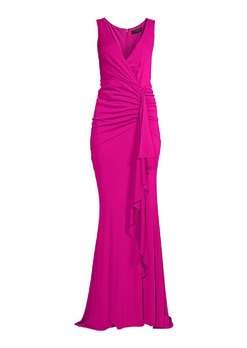 Draped Elegance Gown