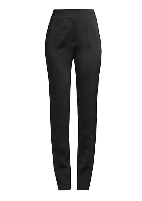 Sleek Satin Straight Pants