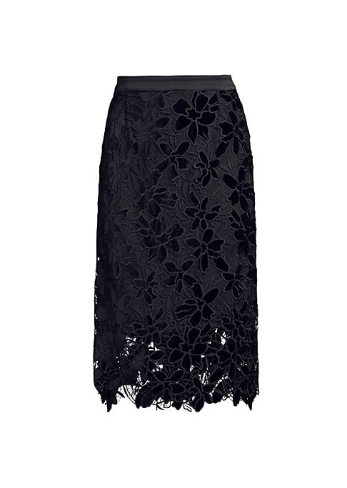 Lace Elegance Midi Skirt