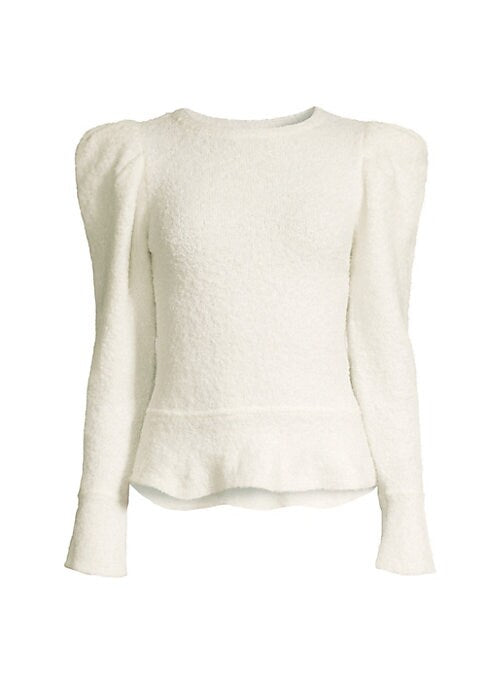 Puffed Knit Charm Sweater