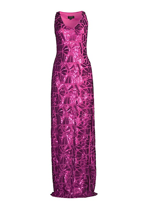 Glistening Elegance Column Dress
