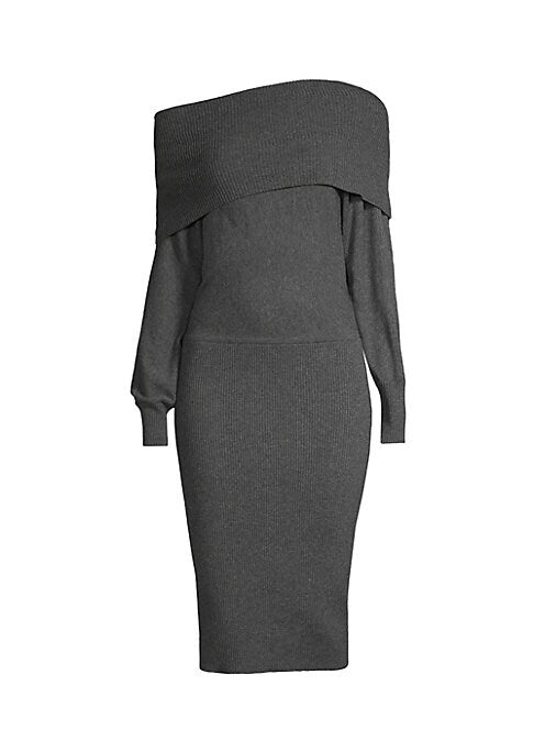 Chic Cowl Midi Dress