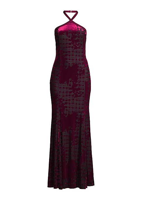 Velvet Elegance Maxi Dress