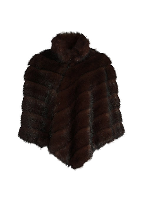 Chic Asymmetrical Faux Cape