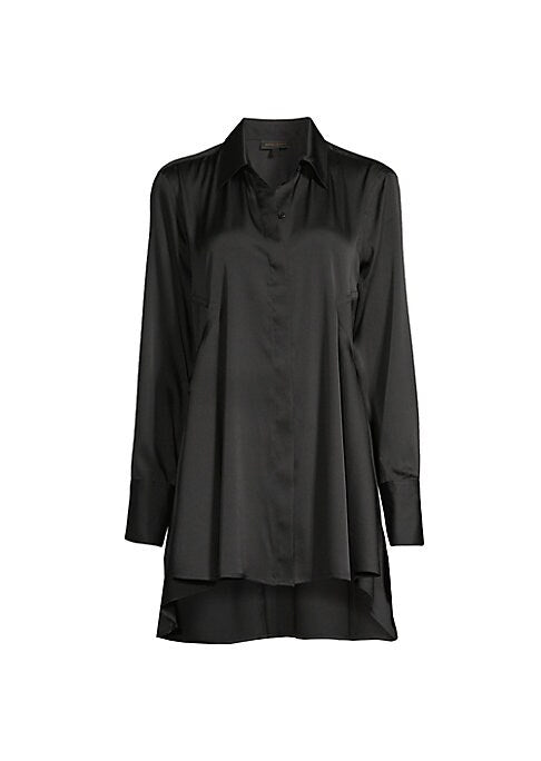 Elegant Satin Tunic Top