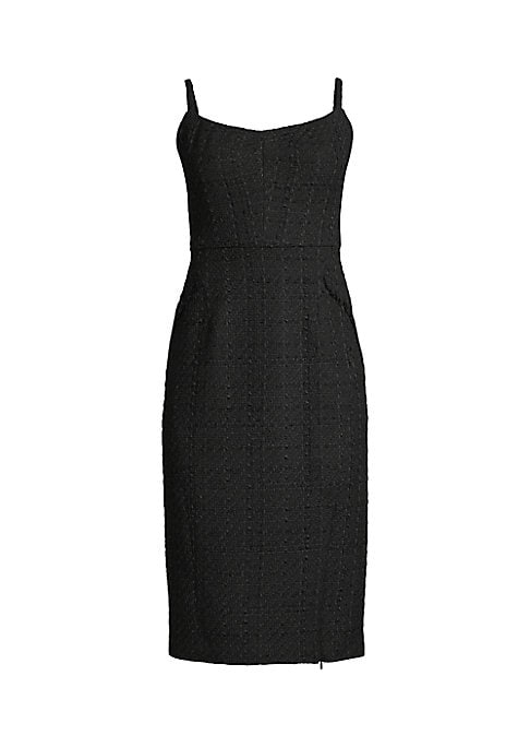 Textured Midi Dress Delight