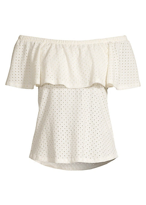 Flirty Eyelet Top