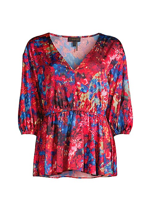 Floral Peplum Delight