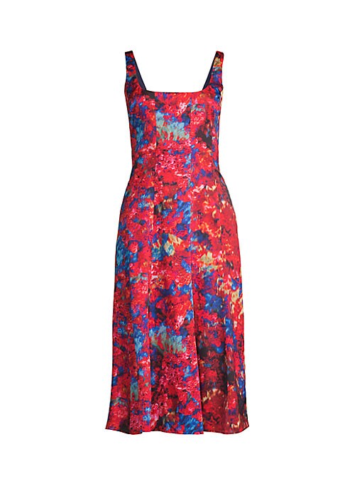 Floral Elegance Midi Dress