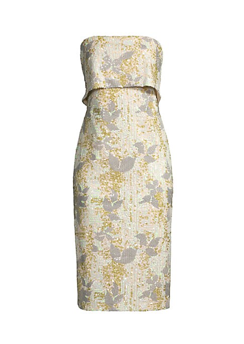 Floral Sequin Elegance Dress