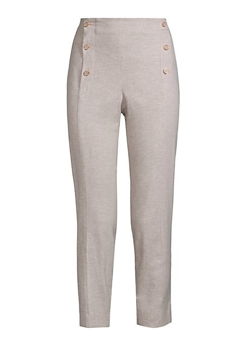 Cropped Sailor Style Pants