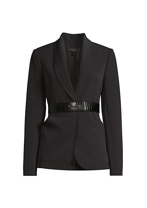 Belted Elegance Blazer