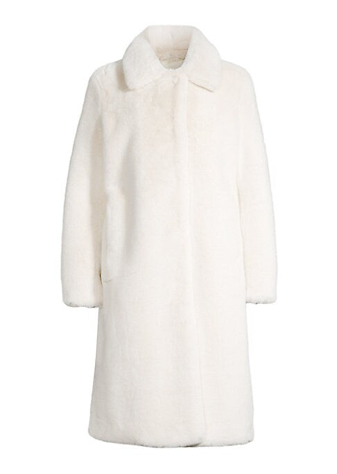 Plush Midi Fur Coat