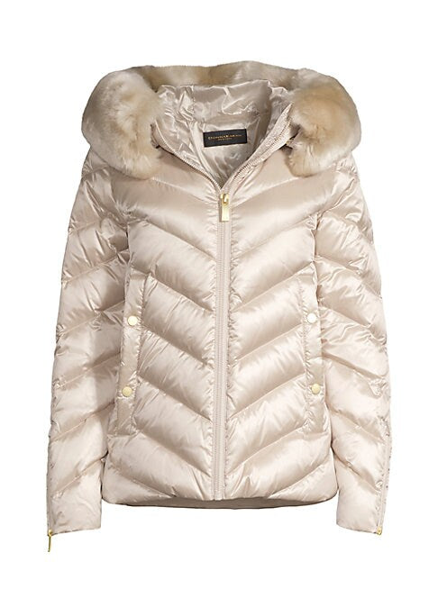 Faux Fur Quilted Jacket