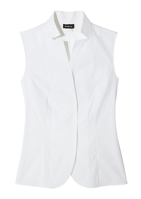Chic Sleeveless Twist Blouse