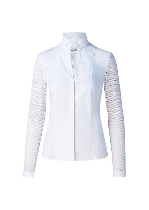 Chic Mesh Sleeve Top