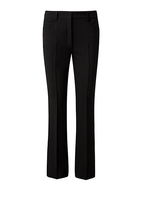 Pleated Slim Leg Pants