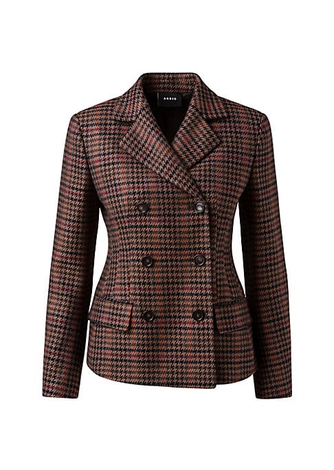 Plaid Wool Elegance Jacket