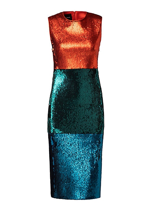 Sparkling Two-Tone Dress