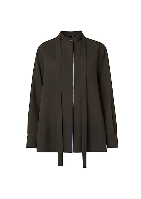 Silk Bow Elegance Blouse