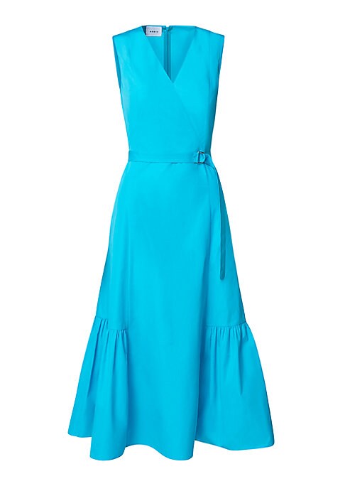 Belted Cotton Elegance Dress
