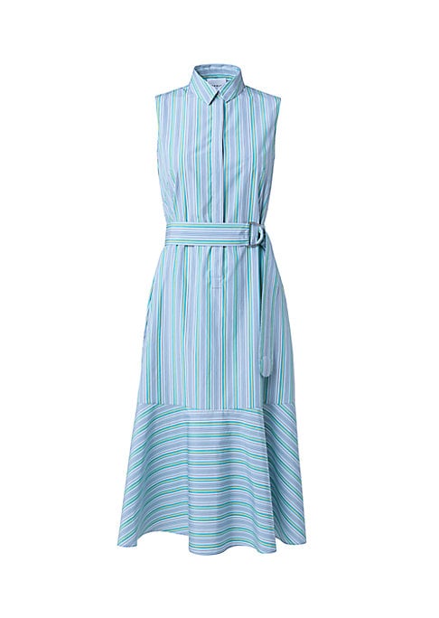 Chic Striped A-Line Dress