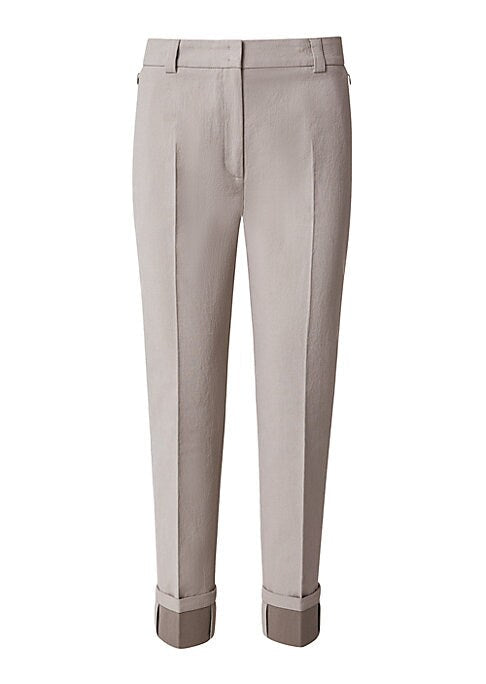 Chic Conical Cropped Trousers