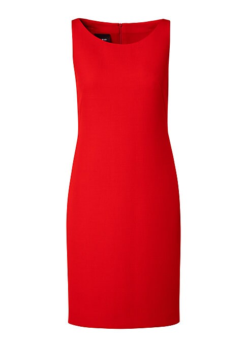 Elegant Wool Blend Sheath