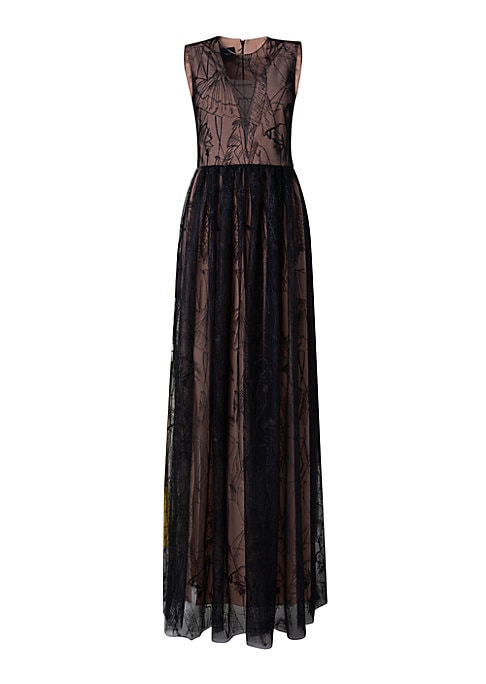 Embroidered Tulle Elegance