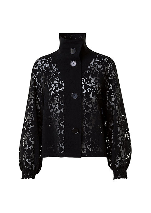 Charming Sheer Bomber Jacket