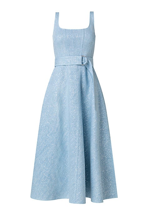 Shimmering Denim Chic Dress