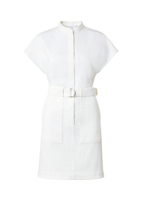 Belted Denim Dress