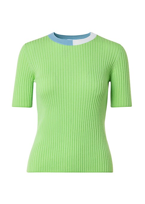 Chic Colorblock Knit Top