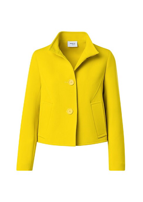 Vibrant Wool A-Line Jacket