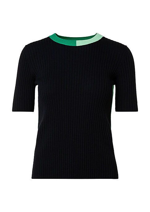 Chic Colorblock Knit Top