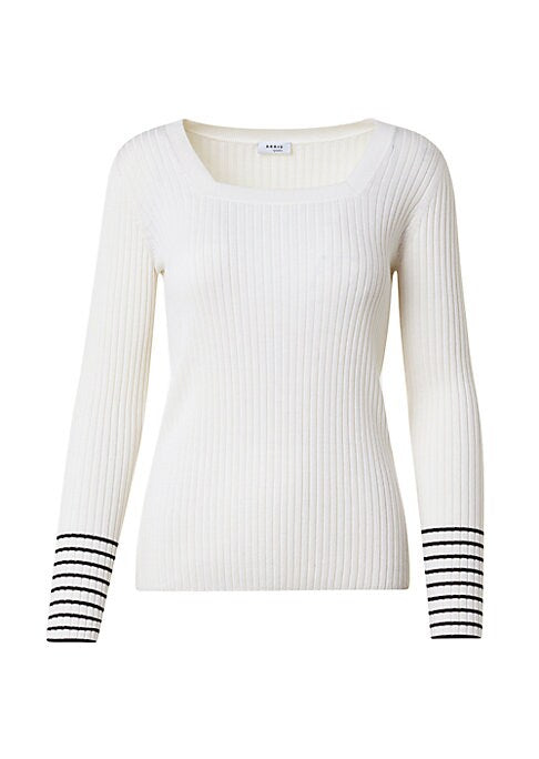 Chic Ribbed Wool Top
