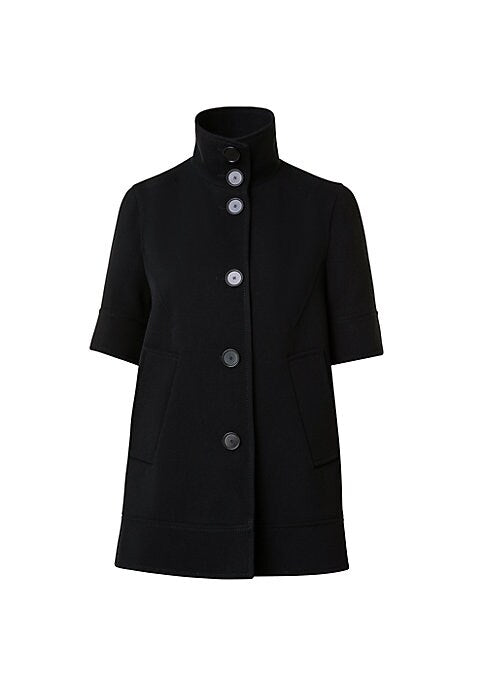 Chic A-Line Wool Jacket