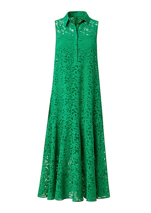 Patterned Maxi Shirtdress