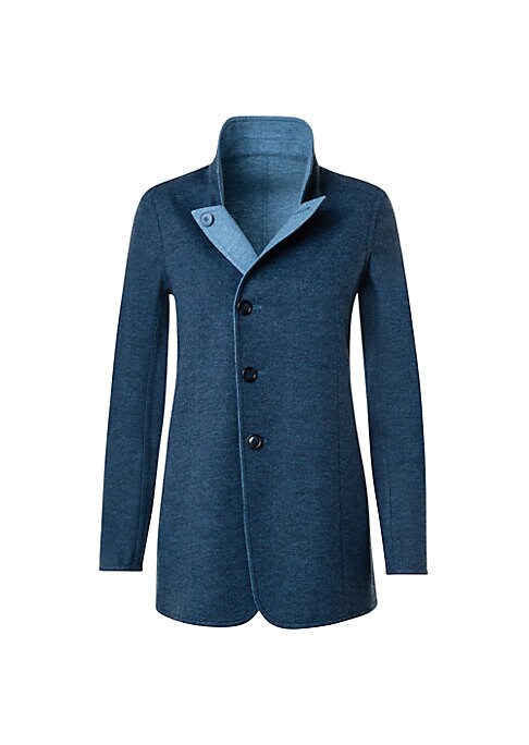 Chic Reversible Cashmere Coat