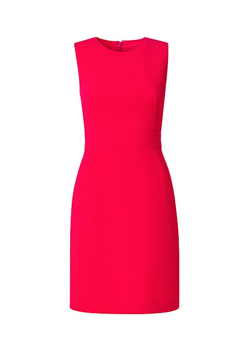 Elegant Wool Sheath Dress