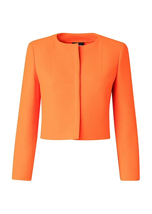 Chic Cropped Tailored Jacket