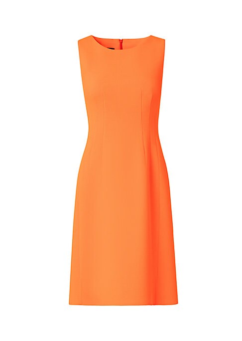 Elegant Wool Sheath Dress