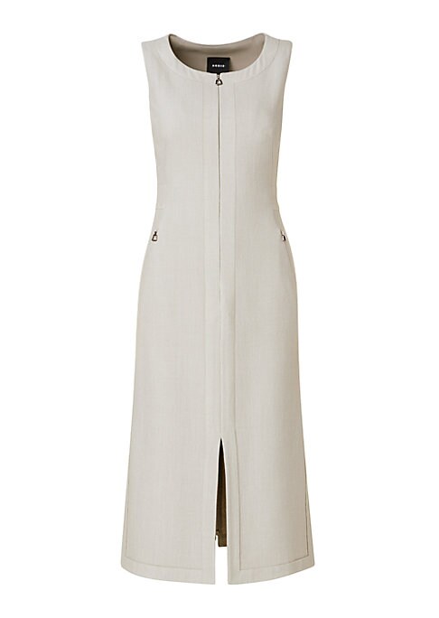 Chic Wool Midi Dress